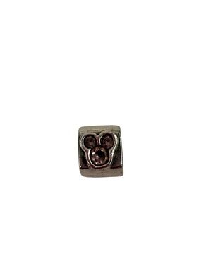 Pandora Silver-Tone Mickey Head Spacer Bead - Unbranded